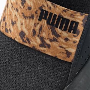 Softride Sophia Slip-On Safari Running Shoes Women, Puma Black-Puma Team Gold