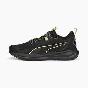 Twitch Runner Trail Running Shoes, Puma Black-Lime Squeeze