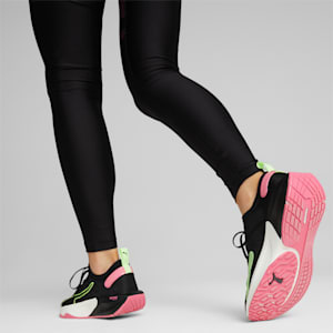 Chaussures d’entraînement pour femmes PWR XX NITRO, Puma Black-Sunset Pink-Fizzy Apple