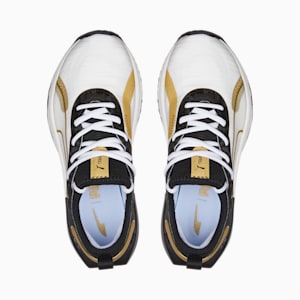 Chaussures d’entraînement pour femmes PWR XX NITRO, Puma White-Puma Black-Puma Team Gold, extralarge