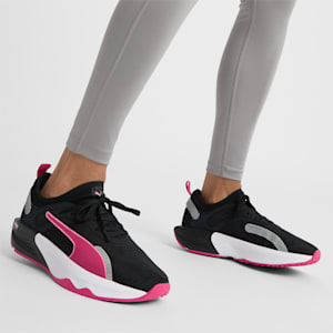 PWR XX NITRO™ Women's Training Shoes, PUMA Black-Garnet Rose-Fast Pink, extralarge