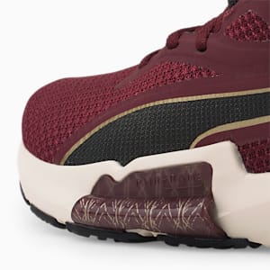 PWRFrame Deco Glam Women's Training Shoes, Aubergine-Puma Team Gold
