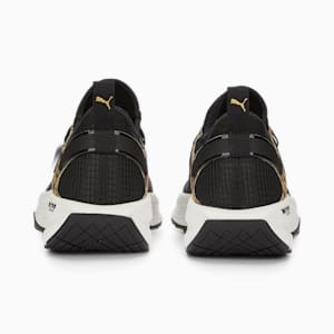 PWR XX NITRO Safari Glam Women's Training Shoes, Puma Black-Puma Team Gold, extralarge-IND