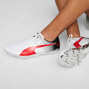 Zapatos para atletismo evoSPEED Electric 13, PUMA White-PUMA Black-PUMA Red, extralarge