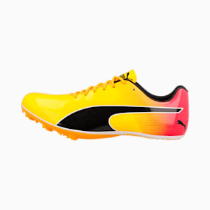 evoSPEED Sprint 14 Men's Track Spikes, Sun Stream-Sunset Glow-Puma Black, extralarge