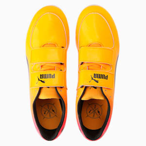 メンズ エヴォスピード トリプル ジャンプ 10 陸上用 スパイク, Sun Stream-Sunset Glow-Puma Black