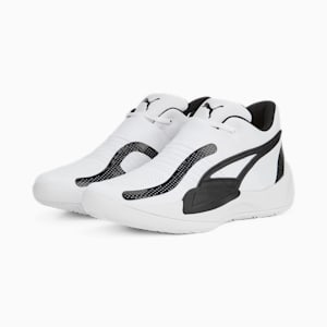 Rise NITRO Men's Basketball Shoes, Puma White-Puma Black