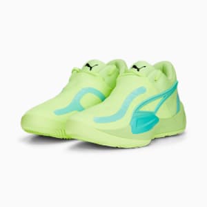 Rise NITRO™ Men's Basketball Shoes, Fast Yellow-Electric Peppermint, extralarge