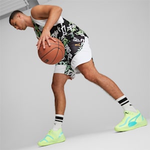 Rise NITRO™ Men's Basketball Shoes, Fast Yellow-Electric Peppermint, extralarge