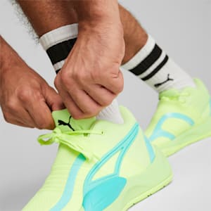 Rise NITRO Men's Basketball Shoes, Fast Yellow-Electric Peppermint
