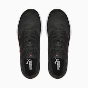 Transport Unisex Running Shoes, Puma Black-High Risk Red