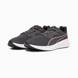 Transport Unisex Running Shoes, Dark Coal-Koral Ice, extralarge-IND