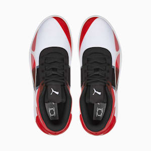 Fusion Nitro Team Unisex Basketball Shoes, Puma White-High Risk Red