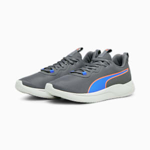 Resolve Modern Unisex Running Shoes, Cool Dark Gray-Ultra Blue-Neon Sun, extralarge-IND