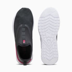 Remedie Slip-On Women's Running Shoes, PUMA Black-PUMA White-Pinktastic, extralarge-IND