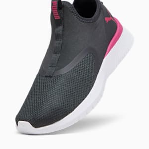 Remedie Slip-On Women's Running Shoes, PUMA Black-PUMA White-Pinktastic, extralarge-IND