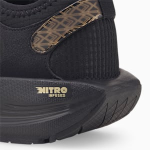 Tenis de Training Mujer PWR XX NITRO Deco Glam, Puma Black-Puma Team Gold