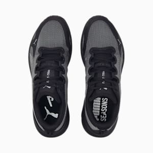 Fast-Trac NITRO Men's Trail Running Shoes, Puma Black-Metallic Silver, extralarge-IND