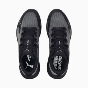 Zapatos para correr Fast-Trac NITRO para hombre, Puma Black-Metallic Silver