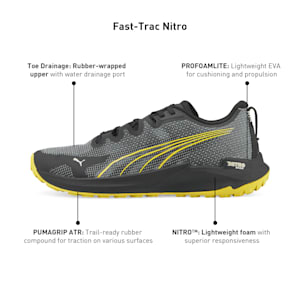 Fast-Trac NITRO™ Men's Trail Running Shoes, PUMA Black-Granola-Fresh Pear, extralarge-IND