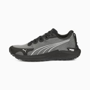 Zapatos para correr Fast-Trac NITRO para mujer, Puma Black-Metallic Silver