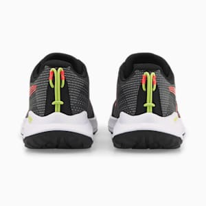 Fast-Trac NITRO Running Shoes Women, Puma Black-Sunset Glow-Light Lime