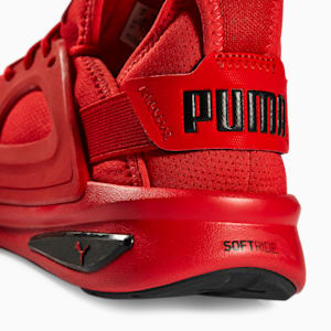 Puma Trenere Karmen Mid, Puma CA Pro Baskets à passepoils fluo Blanc et jaune Exclusivité ASOS, extralarge