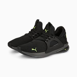 Softride Enzo Evo Running Shoes, Puma Black-Lime Squeeze, extralarge
