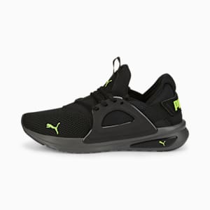 Softride Enzo Evo Running Shoes, Puma Black-Lime Squeeze, extralarge