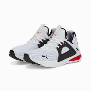 Softride Enzo Evo Running Shoes, PUMA White-PUMA Black-High Risk Red, extralarge