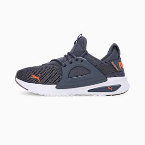 SOFTRIDE Enzo Evo Running Shoes, Galactic Gray-Rickie Orange-Gum, extralarge-IND