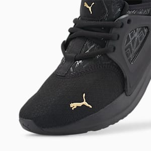 Zapatos para correr Softride Enzo Evo Metallic para mujer, Puma Black