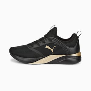 ウィメンズ ソフトライド ルビー ランニングシューズ, Puma Black-Puma Team Gold