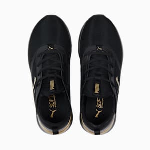 ウィメンズ ソフトライド ルビー ランニングシューズ, Puma Black-Puma Team Gold