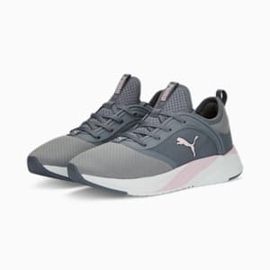 ウィメンズ ソフトライド ルビー ランニングシューズ, Gray Tile-Pearl Pink-PUMA White