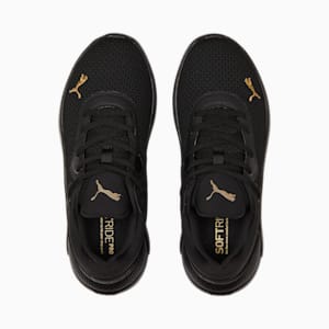SOFTRIDE Pro Metallic Women's Training Shoes, Puma Black-Puma Team Gold, extralarge-IND