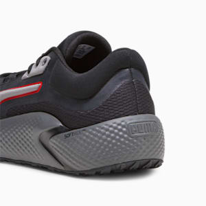SOFTRIDE Pro Coast Unisex Running Shoes, PUMA Black-Cool Dark Gray-For All Time Red, extralarge-IND