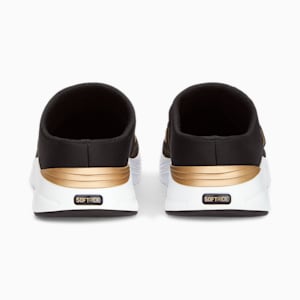 Softride Ruby Women's Mule, PUMA Black-PUMA Gold-PUMA White