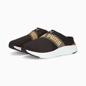 Softride Ruby Women's Mule, PUMA Black-PUMA Gold-PUMA White