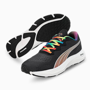 Velocity Nitro 2 OUT Men's Running Shoes, Puma Black-Asphalt-Puma White-Silver