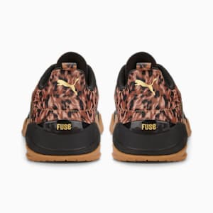 Fuse 2.0 Safari Glam Women's Training Shoes, Puma Black-Desert Tan, extralarge-IND