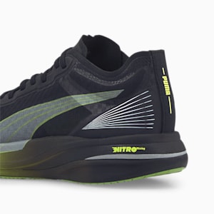 Chaussures de sport Deviate NITRO Elite Carbon, homme, Noir Puma-Pression lime-Asphalte, très grand