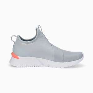 Remedie Slip Strap Women's Training Shoes, Platinum Gray-Puma White-Carnation Pink