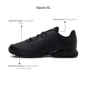 Equate SL Men's Running Shoes, Puma Black, extralarge-IND