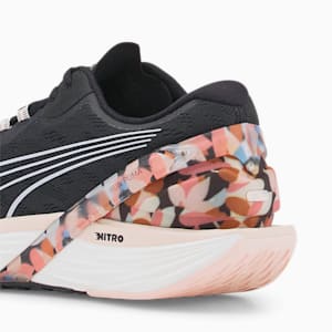 Zapatos para correr PUMA x MAGGIE STEPHENSON Run XX NITRO para mujer, Puma Black-Cloud Pink-Arctic Ice