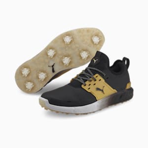 メンズ ゴルフ イグナイト アーティキュレート ゴールド スパイク シューズ, Puma Black-Puma Team Gold