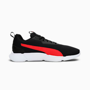 Flair 2 Unisex Running Shoes, Puma Black-High Risk Red, extralarge-IND