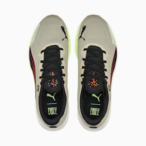 Zapatos para correr PUMA x FIRST MILE Velocity NITRO 2 para hombre, Pebble Gray-Firelight-Puma Black