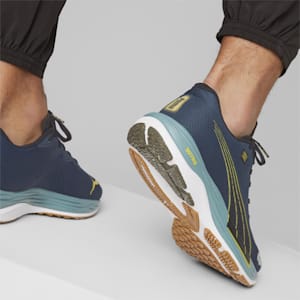 PUMA x FIRST MILE Velocity NITRO™ 2 Men's Running Shoes, Dark Night-Fresh Pear, extralarge-IND