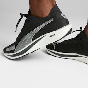 メンズ リベレイトニトロ 2 ランニングシューズ, PUMA Black-PUMA Silver